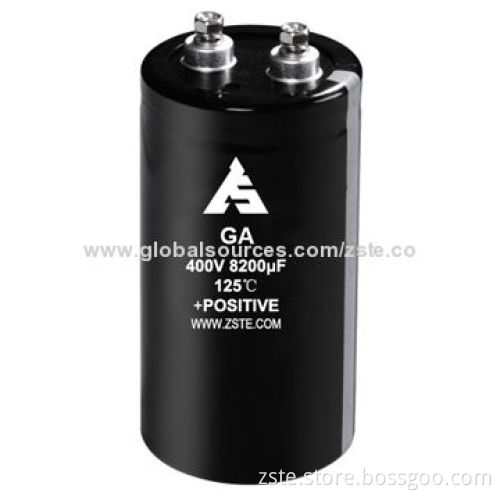 Aluminum Electrolytic Capacitor, Screw Type, Ultra High Temperature, Standard